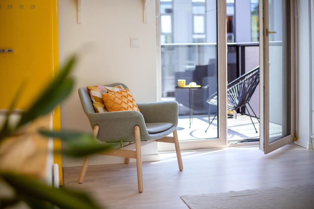Yellow Studio Paupys Apartman Vilnius Kültér fotó