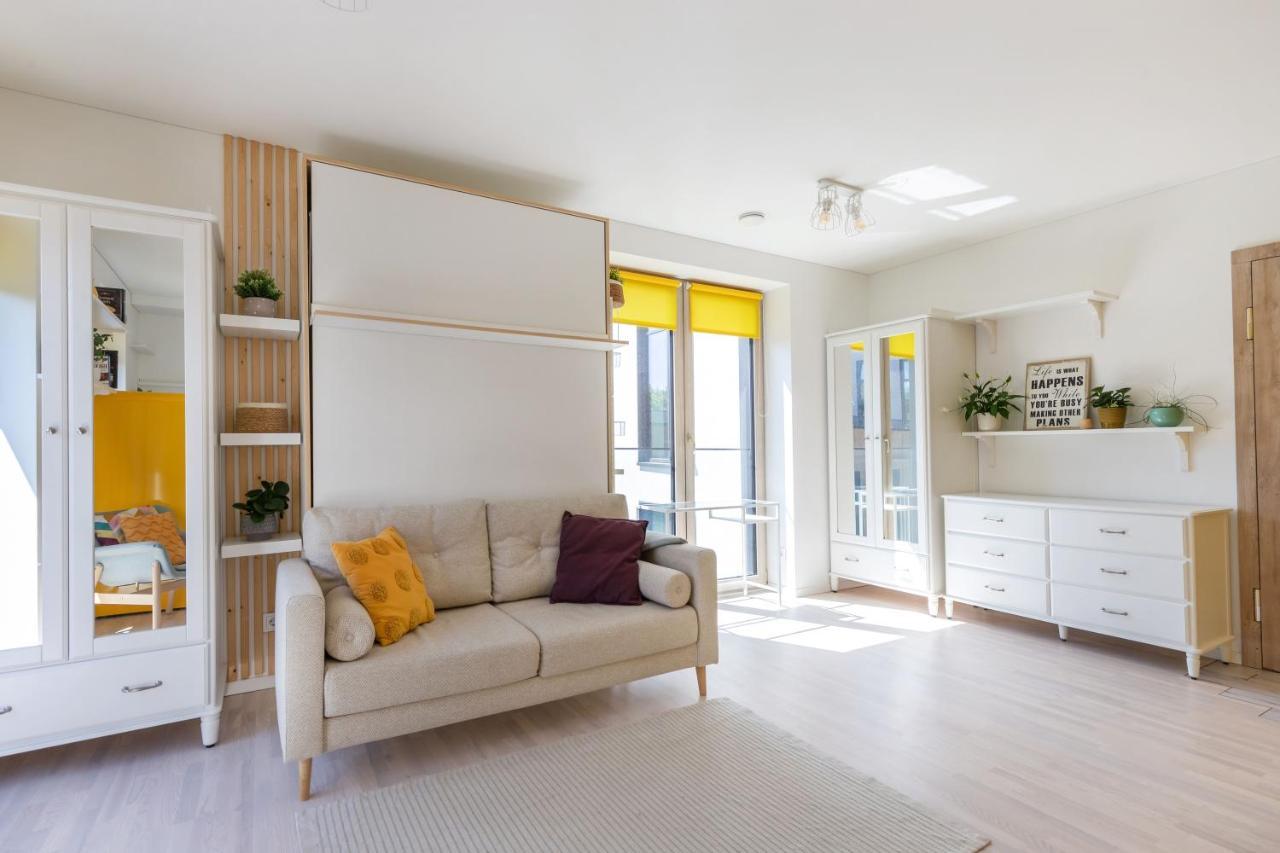 Yellow Studio Paupys Apartman Vilnius Kültér fotó