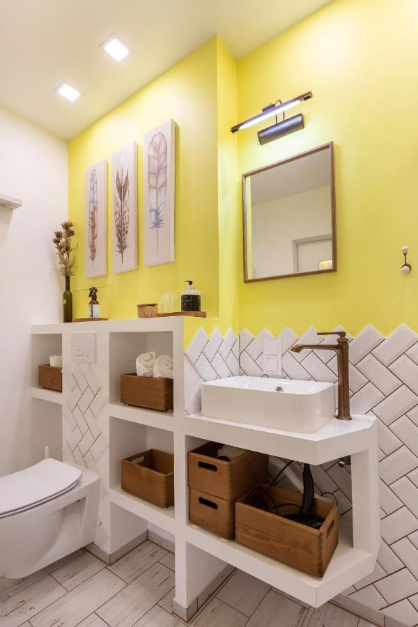 Yellow Studio Paupys Apartman Vilnius Kültér fotó